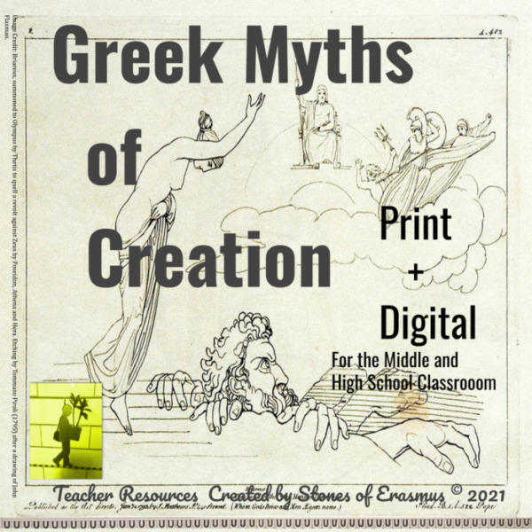 Greek Mythology 4-Week Unit Bundle: The Myths of Creation for Grades 7-12
