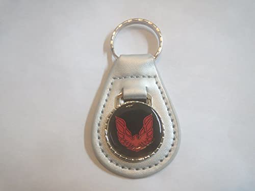 FIREBIRD OR TRANS-AM RED BIRD LOGO LEATHER KEYCHAIN – SILVER | The Storepaperoomates Retail Market - Fast Affordable Shopping