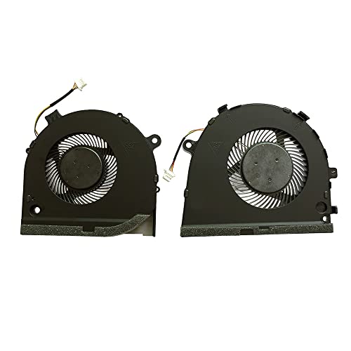 (1 Pair) CPU GPU Cooling Fan Cooler Intended for Dell G3 15 3579 (G3579) G3 17 3779 (G3779) Series Gaming Laptop Replacement Fan DP/N: 0TJHF2 0GWMFV