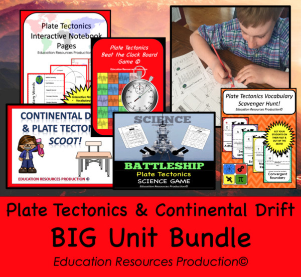 Plate Tectonics & Continental Drift Big Unit Bundle
