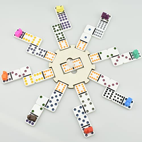 Queensell Mexican Train Dominoes Set for Adults Tile Board Game – Dominos Set for Classic Board Games – Double 12 Dominoes Set for Family Games – Domino Set 91 Tiles with Aluminum Case | The Storepaperoomates Retail Market - Fast Affordable Shopping