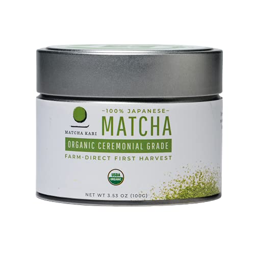 Dr. Weil Matcha Kari – Organic Matcha Green Tea Powder – 100 grams – Japanese Ceremonial Organic Grade Matcha