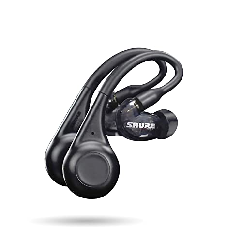 Shure AONIC 215 TW2 True Wireless Sound Isolating Earbuds with Bluetooth 5 Technology, Premium Audio with Deep Bass, Secure Fit Over-the-Ear, 32 Hour Battery Life, Fingertip Controls – (Gen 2) – Black