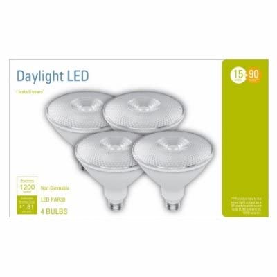 GE Lighting 93128955 LED Light Bulbs, 15-Watts, 1,300 Lumens, 4-Pk. – Quantity 1