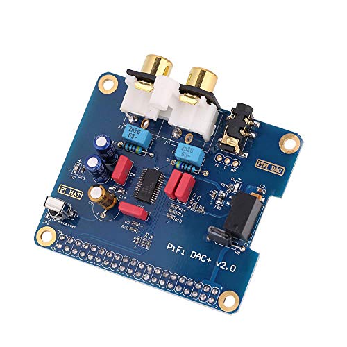 HiFi DAC+Sound Card Pifi DAC + PCM5122 DAC I2S Interface Analogue Output Signal Digital Audio Card Compatible with Raspberry Pi B + a + 2B Raspberry Pi 3B (64-bit)