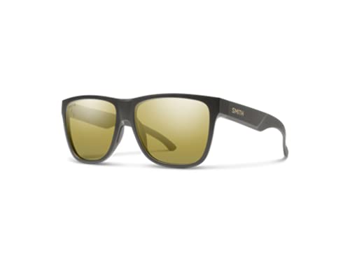 Smith Lowdown 2 FRE/A2 60MM Matte Gravy / Polarized Gold Mirror Rectangle Sunglasses for Men for Women + BUNDLE with Designer iWear Complimentary Eyewear Kit