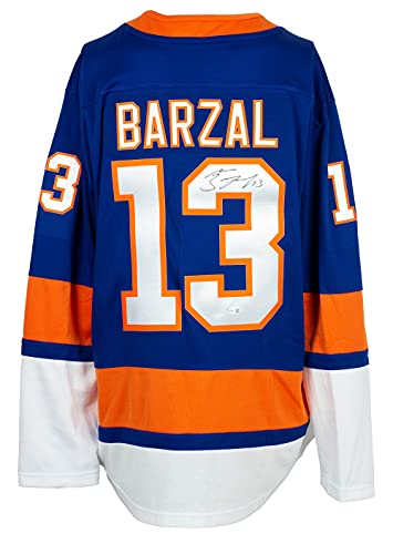 Mathew Barzal Signed New York Hockey Jersey FAN