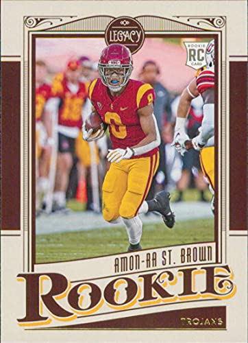 2021 Panini Legacy #155 Amon-Ra St. Brown USC Trojans Rookie Football Card