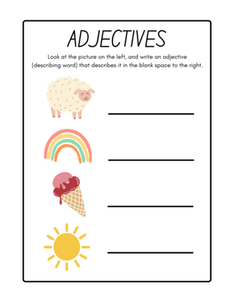 VERBS and ADJECTIVES