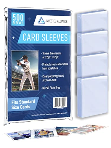 Card Sleeves | Penny Sleeves. Baseball Card Sleeves. Soft Trading Card Sleeve. Penny Sleeves for Trading Cards. Plastic Card Sleeves. Ultra Clear Card Sleeves. Pro Sports Card Sleeves. (500 Pack)