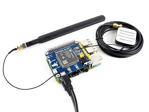 TOP1 SIM7600G-H 4G HAT for Raspberry Pi, LTE Cat-4 4G/3G/2G Communication GNSS Positioning Global Band. Supports Raspberry Pi Series Boards and Jetson Nano