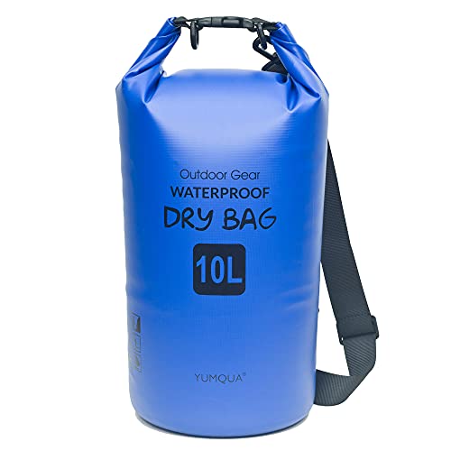 YUMQUA Waterproof Dry Bag Backpack 5L/10L/20L/30L/40L, Roll Top Floating Waterproof Storage Bags for Kayaking, Boating, Swimming, Hiking, Camping and Fishing