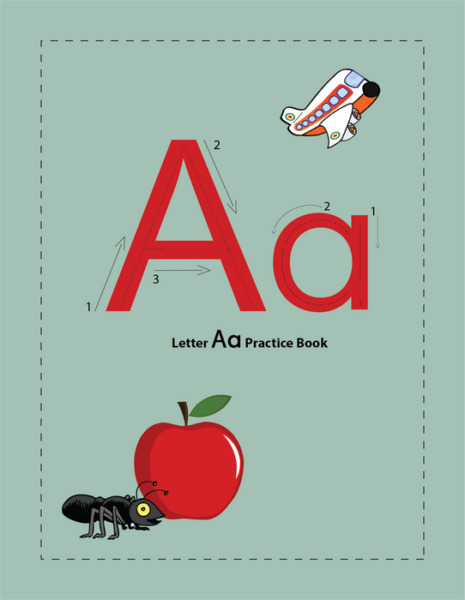 Letter Aa Practice Book