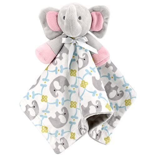 Zooawa Elephant Loveys for Babies Unisex for 1 2 3 4 5 6 Months Security Blanket Soft Stuffed Animal Elephant Baby Stuff Lovie Snuggle Blanket, Soothing Plush Toys Baby Gift for Newborn, Colours