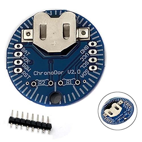 Kiro&Seeu DS3231 DS3231SN RTC Module Real Time Clock Memory Module V2.0 I2C with PinHeader