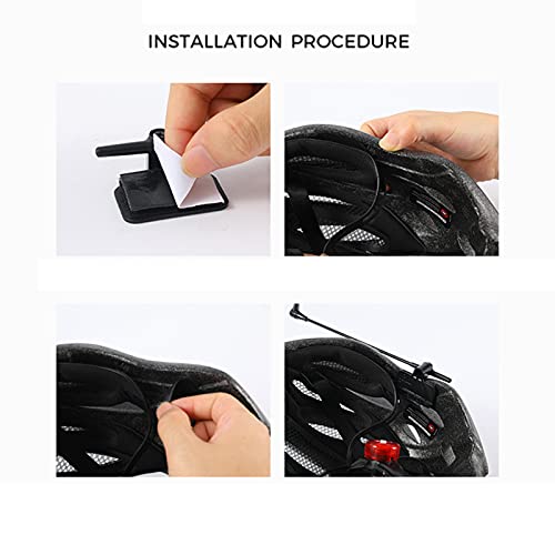 Trusway Bike Mirrors Adjustable Rotatable Bicycle Helmet Reflective Convex Rearview Plastic Convex Mirror for Mountain Road Bike Cycling Accessories Black | The Storepaperoomates Retail Market - Fast Affordable Shopping