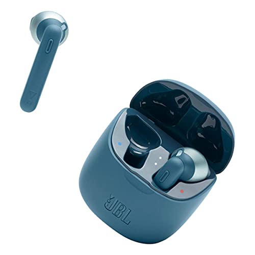 JBL – Tune 225TWS – True Wireless Bluetooth Earbuds – Blue – JBLT225TWSBLUAM (Renewed)