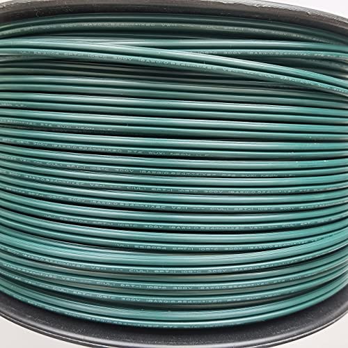 QNIAIE 18/2 SPT-1 Bulk Lamp Cord, 300-Volt 18-Gauge for Lighting Extension Cord,Electrical Wires for Indoor and Outdoor Decoration (1000, SPT-1 Green)