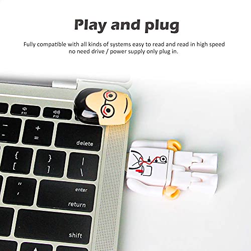 LEIZHAN Cute USB Flash Drive Character Thumb Drive for Kids Students Gift Pendrive (32GB, Doctor in White) | The Storepaperoomates Retail Market - Fast Affordable Shopping