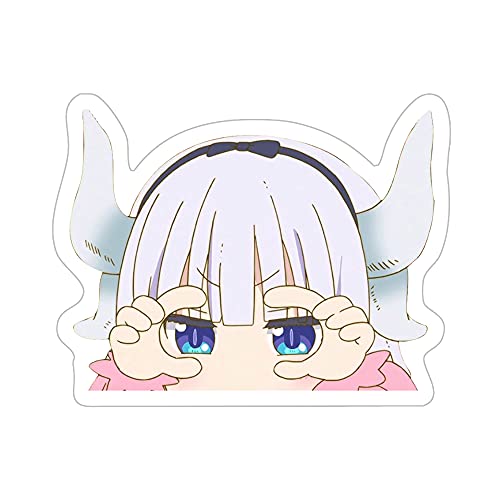 Kobayashi’s Dragon Maid Kanna Peeker Sticker 3″