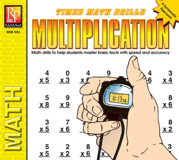 Multiplication: Timed Math Drills (eBook)