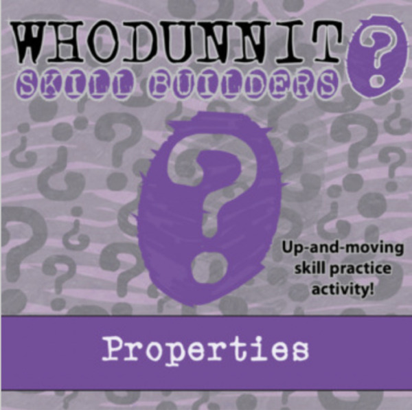 Whodunnit? – Properties – Knowledge Building Activity