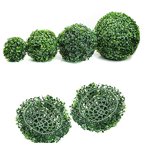 junshi11 Artificial Plant Topiary Ball Faux Boxwood Decorative Balls for Home Office Desk Table Room Decoration, Garden Wedding Decor, Indoor Outdoor Artificial Plant Ball 12 cm | The Storepaperoomates Retail Market - Fast Affordable Shopping