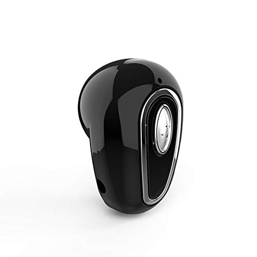 True Wireless Earbuds Bluetooth 4.1Headphones,Single Sport Earphone in Ear Mini with Mic Noise Cancelling Premium Sound with Deep Bass Headset for Sport Black One Size