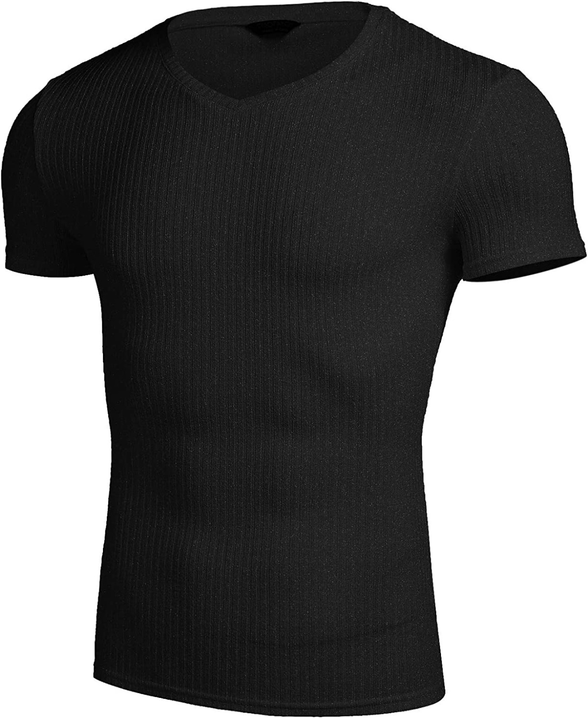 COOFANDY Men’s Muscle T Shirts Stretch Short Sleeve V Neck Bodybuilding Workout Tee Shirts | The Storepaperoomates Retail Market - Fast Affordable Shopping