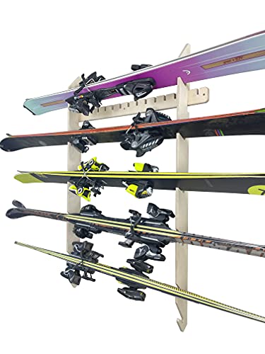 Pro Board Racks Slotted Ski Wall Rack