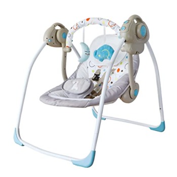 Soothing Portable Swing for Babies,Electric Baby Swing with Intelligent Music Vibration Box,Comfort Rocking Chair Load Resistance: 6-25 lb, Applicable Object: 0-9 Months for Infants. | The Storepaperoomates Retail Market - Fast Affordable Shopping
