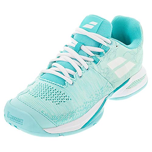 Babolat Women’s Propulse Blast All Court Tennis Shoes, Tanager Turqioise (US Size 7.5)