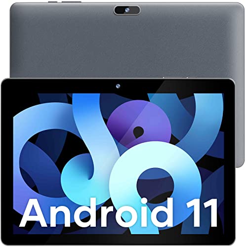 FANGOR Tablet 10.1 inch Android 11.0 Tablets, Tablet Computer with 2GB RAM 32GB Storage, 2MP+ 8MP Dual Camera, IPS HD Display, WiFi, Bluetooth, Quad-Core Processor, Google Certified(Gray)