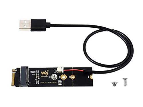 Waveshare M.2 M Key to A Key Adapter Only Supports Devices with PCIE Channel USB Conversion