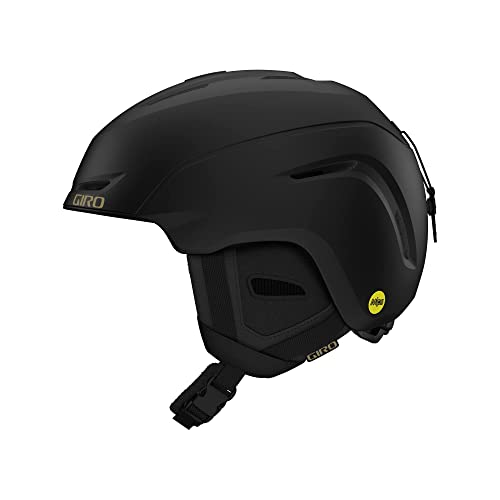Giro Avera MIPS Ski Helmet – Snowboard Helmet for Women & Youth – Matte Black/Gold – Size S (52-55.5cm)