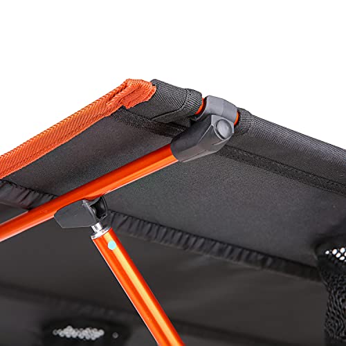 Cascade Mountain Tech Ultralight Camp Table – Lightweight for Backpacking, Camping, Sporting Events, Beach, and Picnics with Carry Bag – Black/Orange | The Storepaperoomates Retail Market - Fast Affordable Shopping