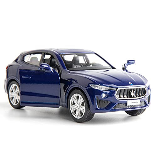 RMZ City 1:36 Scale Compatible for Diecasting Alloy Car Model Maserati Levante Toy Car, Pull Back Vehicles Toy Car for Toddlers Kids Boys Girls Gift Blue