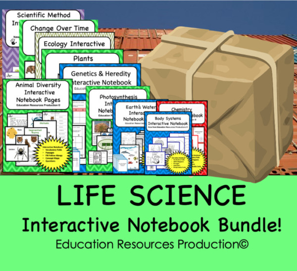 Life Science Interactive Notebook Bundle
