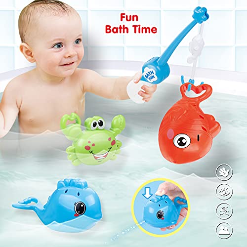 Dwi Dowellin Bath Toys for Toddlers Giraffe Waterfall Set with Fishing Games Bath Time Bathtub Tub Shower Toy Gift for Kids Baby Infant Age 18months and up | The Storepaperoomates Retail Market - Fast Affordable Shopping