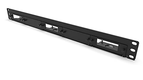 MyElectronics Raspberry Pi 19 inch Rack Mount for 3X Pi + 2X Blank (exp. to 5X Pi). Front Removable!, (6811)