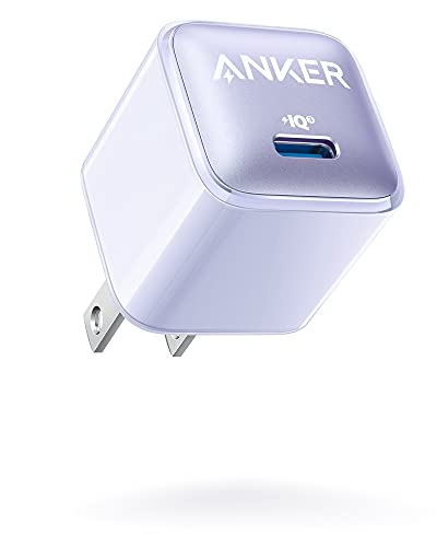 USB C Charger 20W, Anker 511 Charger (Nano Pro), PIQ 3.0 Durable Compact Fast Charger, Anker Nano Pro for iPhone 14/14 Plus/14 Pro/14 Pro Max, Galaxy, Pixel 4/3, iPad/ iPad mini (Cable Not Included)