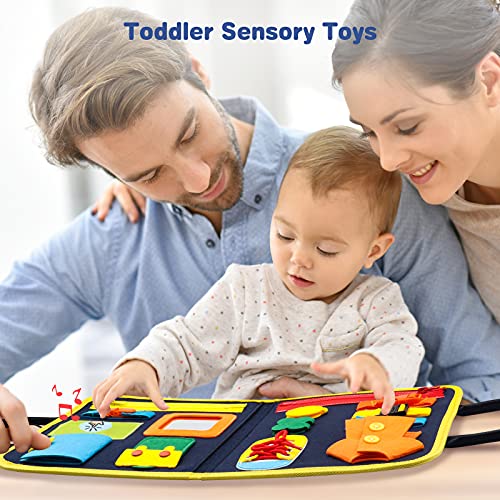 Toddler Toys for 1 2 3 4 Year Old Girls Boys,Busy Board Montessori Toys for 1-4 Year Old,Sensory Toys for Toddler Age 2-4,Preschool Educational Toys for Developing Basic Skill,Gifts for 2-4 Year Old | The Storepaperoomates Retail Market - Fast Affordable Shopping
