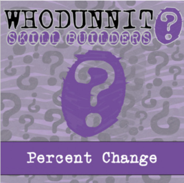 Whodunnit? – Percent Change – Knowledge Building Activity