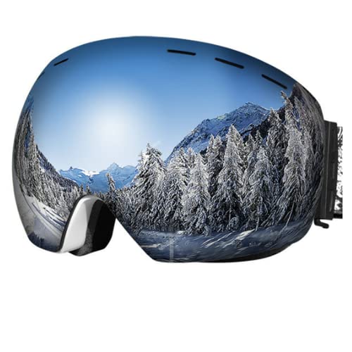 Zsling OTG Ski Snow Goggles, UV Protection Anti Fog Snowboard Goggles for Men Women Youth…