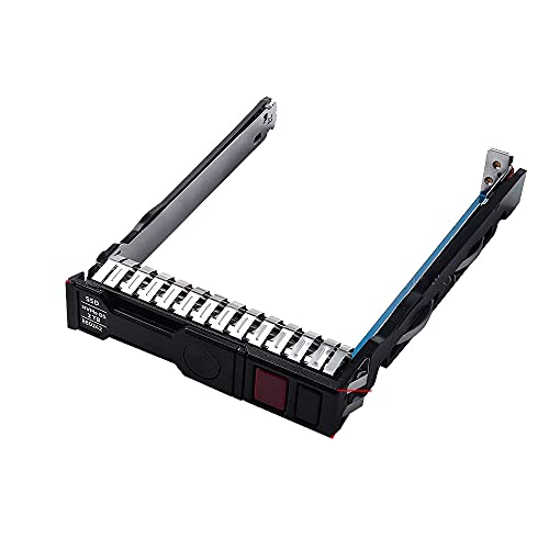 2.5″ SFF SAS SATA NVMe SSD Drive Tray Caddy Carrier Sled 727695-001 for HP Proliant Gen10 G10 DL360 DL380 with 2.5″ Hot-Plug Drive Cage