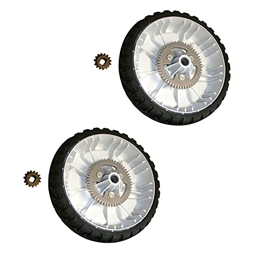 (New Part) 131-5399 Compatible with Toro Lawnmower Personal pace Wheels 8″ 137-4835 (Set of 2) w/ 2 + All Other Models in The Description