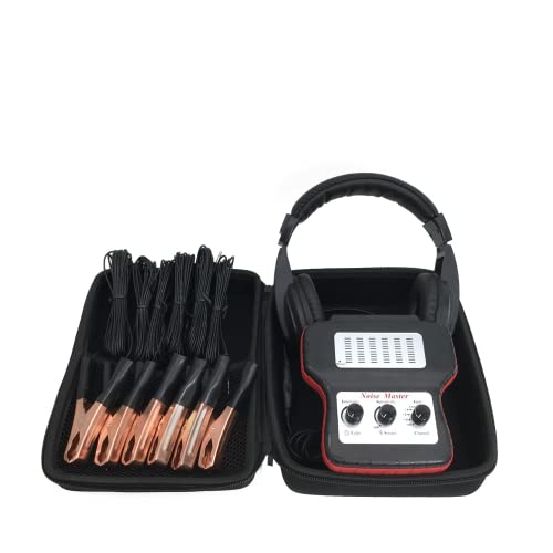 Chassis Ear Automotive Engine Noise Finder Tool, 6 Channel Chassis Ears Sound Detector Identify the Troubling Engine Noises (Over-Ear Headphones)