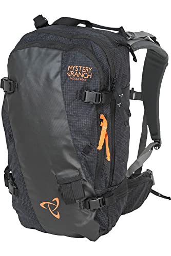 Mystery Ranch Saddle Peak Pack – Water Resistant Skiing Pack, Black, Large/X-Large