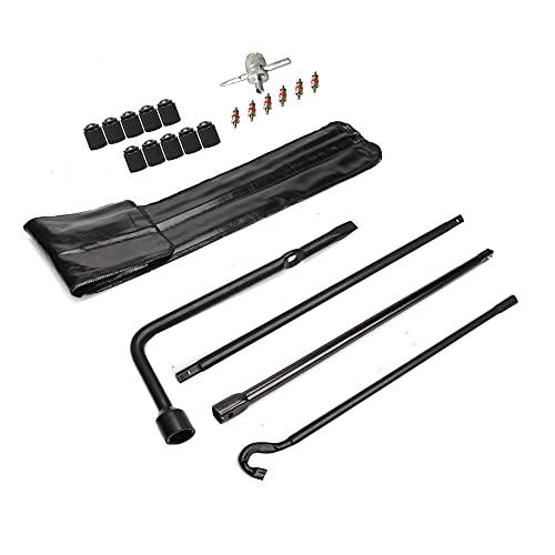 Dr.Roc Compatible with Spare Tire Tool Kit with Tire Jack Handle and Wheel Lug Wrench 2005-2021 Toyota Tacoma