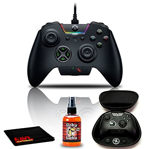 Razer Wolverine Ultimate Wired Gaming Controller (Black) Bundle with 6Ave Cleaning Kit – for PC, Xbox One, and Xbox Series X